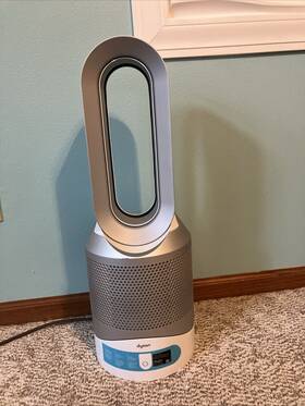 Hp02 Dyson 885609018546 Pure Hot Cool Link Air Purifier Bladeless Fan White Silver
