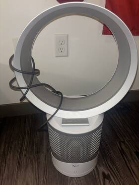 Dp01 Dyson Dp10 White Silver Pure Cool Link Desk Air Purifier And Fan With Remote Used