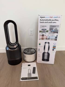 E6b-us-sha1061a Dyson Pure Hot Cool Link Hp02 Purifier Heater Black/nickel