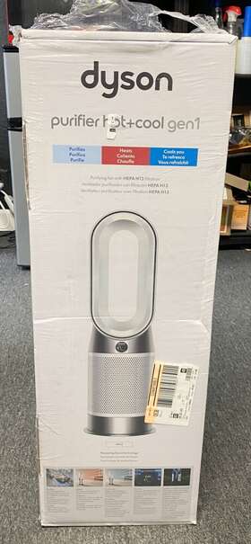 Hp10 Dyson Purifier Fan Hot Cool Gen 1 Silver And White New