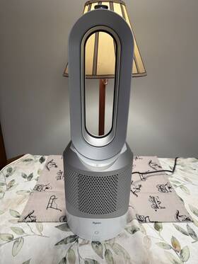 Wx3-us-rf-a6665a Dyson Used Hp01 Pure Hot Cool Air Purifier Heater And Fan With Remote Silver White