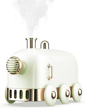 El-zt002-green E-link Portable Mini Humidifier 300ml Cute Train Small Cool Mist Green