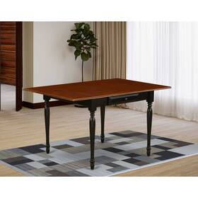 East West Furniture 840017350541 Mzt-bch-t Monza Mid-century Modern Dining Table - A Rectangl