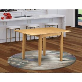 East West Furniture Ndt-oak-t Norden Rectangular Table 30inchx48inch With 2 Drop Leave