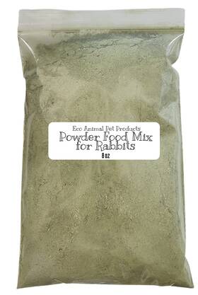Eco Animal Pet Products 686461121043 Rabbit Emergency Powdered Meal 6 Ounce Pack Of 1