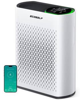 B0g1llwm8g Ecoself Powerful Air Purifiers For Home Purifier Up To 2400 Ft With Smart Wifi