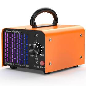 Edendirect 349991955655 10000 Sq.ft. Ion Ozone Generator Orange With Fan And Timer Odor Removal