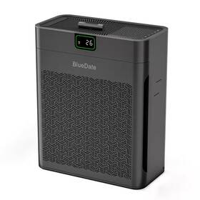 1100 Edendirect 445008611613 Sq. Ft. H13 Hepa Console Air Purifier In Black With Pm2. 5 Sensor 25 Db S