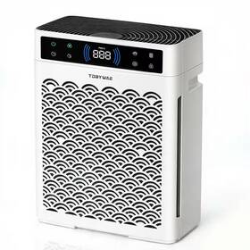 Edendirect 445013029090 2250 Sq. Ft. Hepa Personal Air Purifier In White With 5-level Speed Pm2. 5 Rea