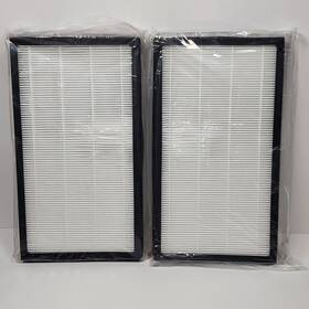 2152 Edendirect 445043522547 Sq. Ft. Console Air Purifier Replacement Filters In Whites True Hepa H13