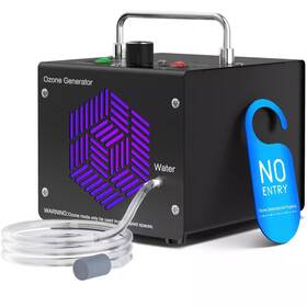 Edendirect 705353900235 6000 Sq. Ft. Hepa-true Ozone Generator In Blacks With Fan Included And Timer