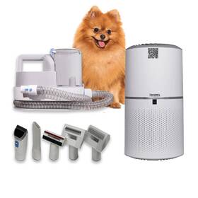 269sq.ft.hepa Equator 747037187990 Air Purifier 110v Pet Healthy Home Set Level 1 Groomer In White