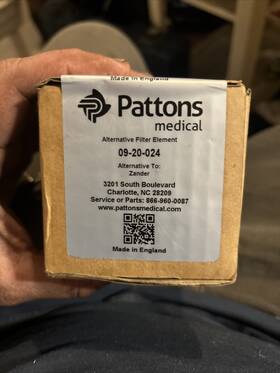 09-20-024 Filter 09-12-050 Patton S Medical Alternative Element