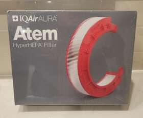 Filter 640145090721 Iqair Atem Hyperhepa -red- For The Desk/car Air Purifier