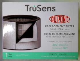 Afh-z2000-01 Filter Afhz200001 Dupont Trusens 3-in-1 Hepa Drum For Air Purifier New