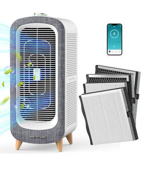 Jf500 Filter Jaf Nda Home Air Purifiers For Large Room 2105 Sqft H13 True Hepa