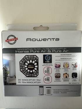 Pu30xx-pu40xx Filter Rowenta Nanocaptur Intense Pure Air Xd6087u0 For Pu30xx-40xx New Sealed