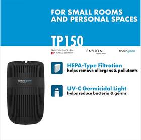 Tp150 Filter New Envion Therapure Desktop Purifier With Uv Light And Cleanable Tp 150