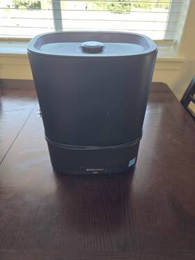 Filtrete 744110642940 By 3m Room Air Purifier Console 110 Sq Ft Coverage Black Hepa-type