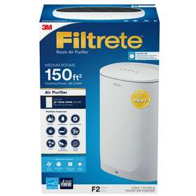 Fap-c02wa-g2 Filtrete Medium Room True Hepa Air Purifier 150 Sq. Ft. Coverage White