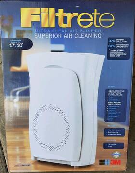 Fap02-rc Filtrete Brand New Ultra Clean Air Purifier 3m Model 17ftx10ft Room Size