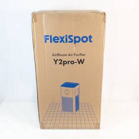 Flexispot 810072863294 Airbloom Air Purifer 2118 Ft H13 True Hepa Filter Y2pro-w White