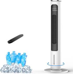 Dl3-02 Flowbreeze 3-in-1 Portable Air Conditioners Tower Fan 37 Inch Evaporative Cooler With Remote