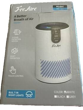 Hap-co1 Fre Aire New Air Purifier Covers Up To 1000 Sf - Color White