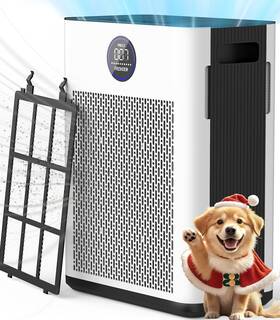 Freshdew 850059175569 Air Purifiers For Home Up To 2300ft With Double-sided