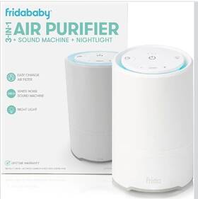 Frida Baby 810028771246 New Fridababy 3-in-1 Air Purifier Sound Machine Nightlight Hepa Filter 3 Speeds