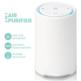 Fridababy 195925396663 3-in-1 Air Purifier Sound Machine And Nightlight White - Simply Plug