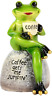 Wr51x10055 Frog Garden Statues Figurines Sitting On Stone Statue Frogs Decor