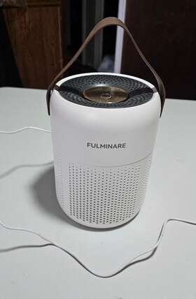 Pu-p07 Fulminare Pu P07 Small 5w White Air Purifier For Home Barely Used