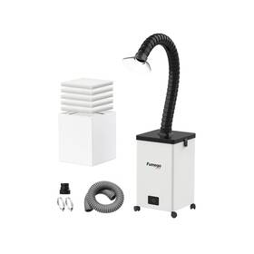 10-40w Fumego Xf250 Laser Fume Extractor Smoke Purifier For Engravers Hepa Carbon