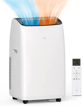 14000btupac-qzfz Garveehome 14000btu Dual Hose Inverter Portable Air Conditioner Cooler 750sqft
