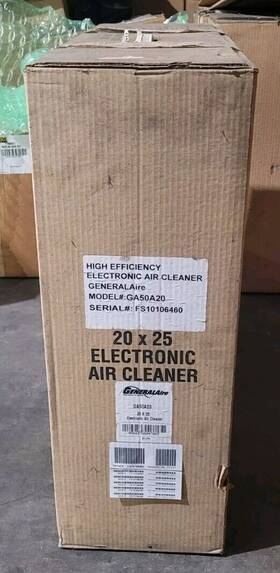 Gfi-4700 Generalaire Ga50a20 High Efficiency Electronic Air Cleaner 20x25 Gfi 4700