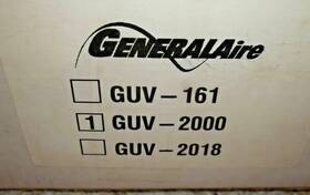 Generalaire Guv-2000 Guv2000 Multivoltage Phototcatalytic Air Purifier - New And Complete