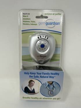 Ps-100 Germguardian 895916001148 New Germ Guardian Personal Air Purifier Wearable Quiet Rechargeable Model