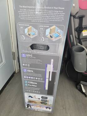 Ac5300wpt Germguardian Tower Air Purifier Hepa Uv-c Pet Pure 915 Sq Ft