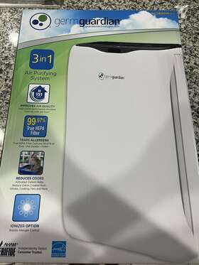 Ac5600wdlx Germguardian Germ Guardian True Hepa Filter Air Purifier Deodorizer With Ionizer