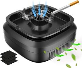 101-022-euus-clf-03 Gespert Smokeless Ashtray Indoor Home Rechargeable For Car Hom