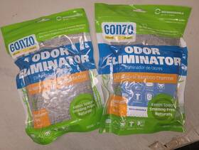 4155 Gonzo Natural Magic Bamboo Charcoal Air Purifying Bags Odor Eliminator Medium 2-ct