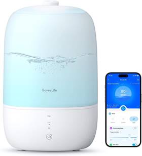 H7140 Goveelife Smart Humidifiers For Bedroom 3l Top Fill Cool Mist White