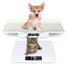 Greater Goods 875011002509 Digital Pet Scale Accurately Weigh Your Kitten Rabbit White