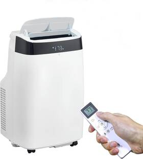 23eebx6n Gustowave 12 000 Btu Portable Air Conditioner 3-in-1 Ac Units Dehumidifier Fan White