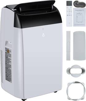 23eebysb8y Gustowave 14 000 Btu Portable Air Conditioner 3-in-1 Ac Units Dehumidifier Fan Black
