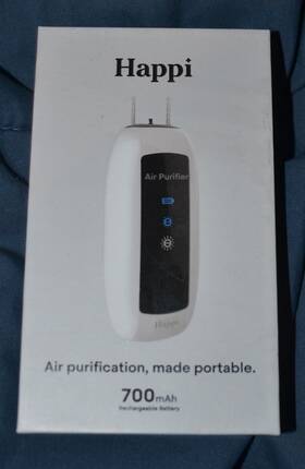 Kj06-wht Happi 850023340092 Go Wearable Air Purifier Necklace New White Rechargeable Ionizer