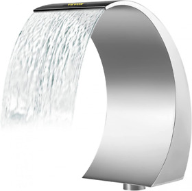 Happybuy Stainless Steel Pool Fountain 17.7 X 11.8 23.6 Inches Sliver