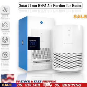 Hathaspace 852635008247 Smart True Hepa Home Air Purifier Small Cleaner With Activated Carbon Filter