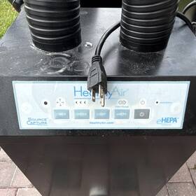 Healthy Air Ha-scp-g3-bd Portable Ehepa Purifier Black Timer 120v 200w